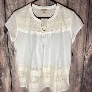 Lucky Brand 100% Cotton Blouse